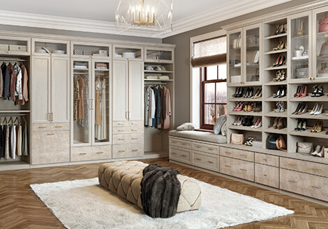 California Aesthetic Bedroom Custom Closets Greater New York Closet Designers 