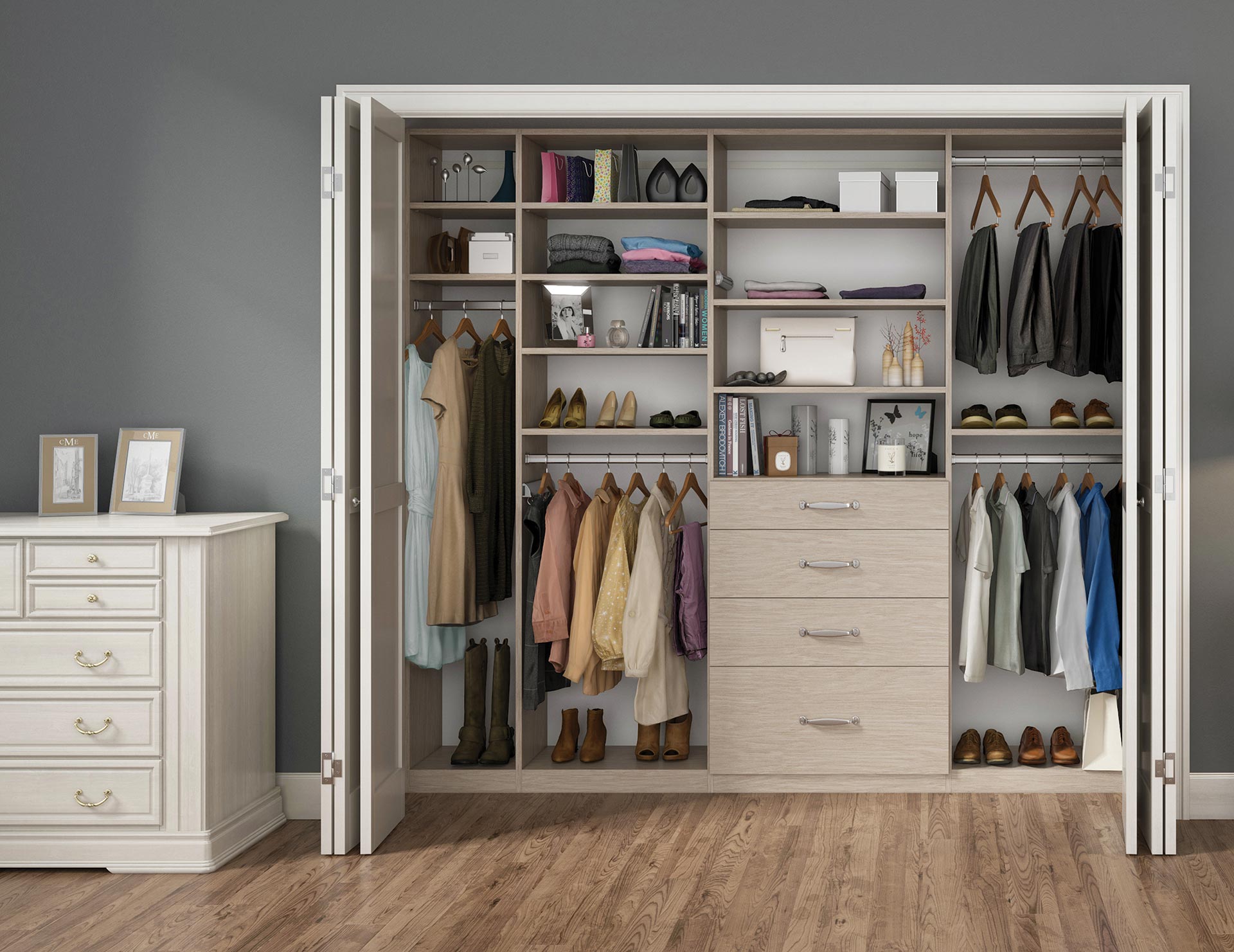 Reach In Closet Systems | Reach-In Closet Designs | California Closets