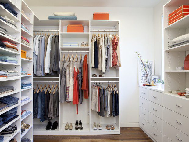 All White Custom Closets | White Closet Shelving | California Closets