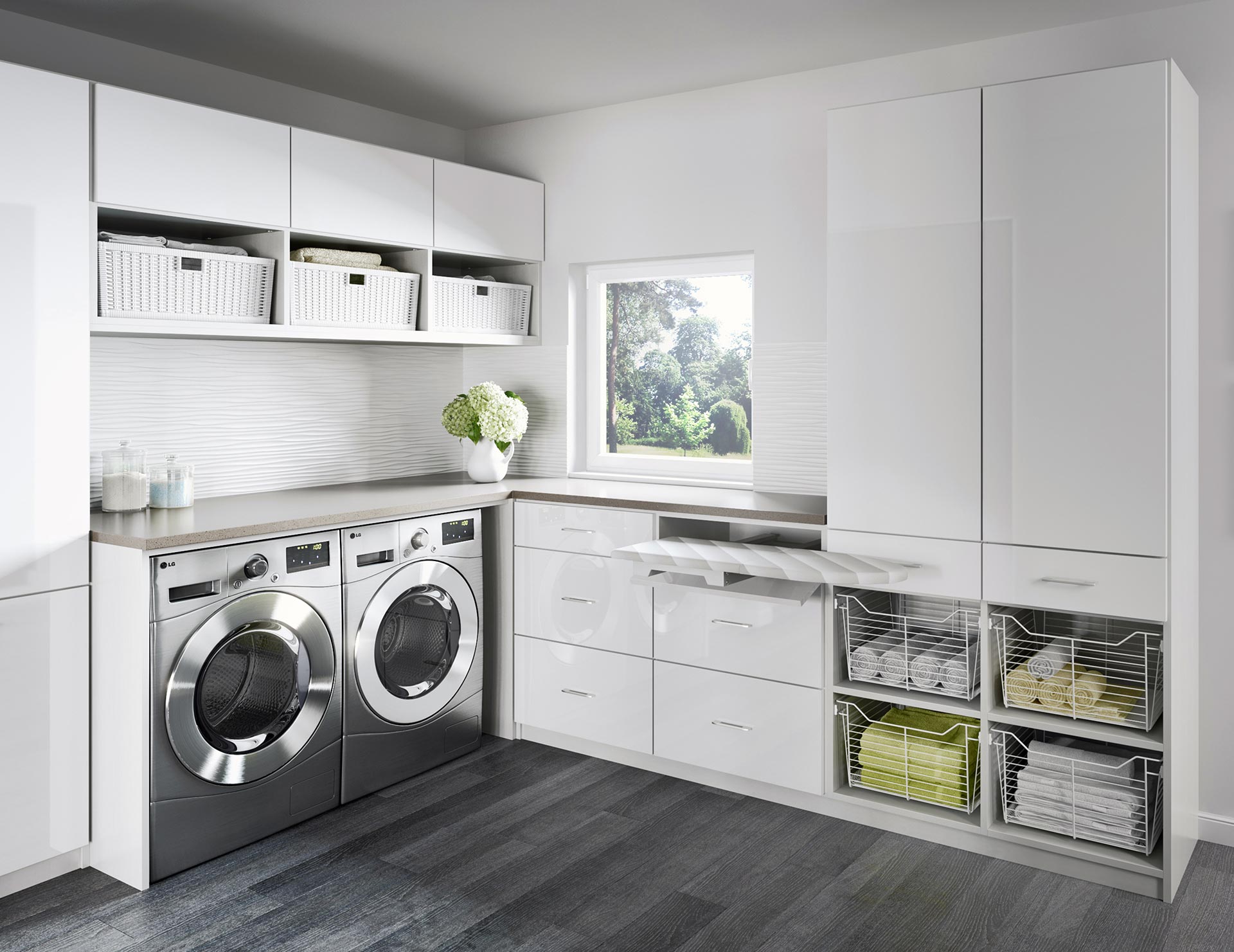 Images Of Laundry Rooms With White Cabinets