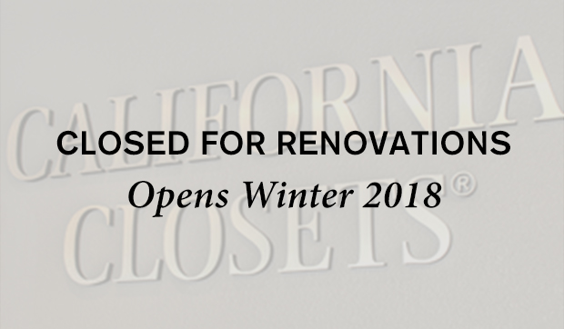 Closed For Renovations Opens Winter 2018