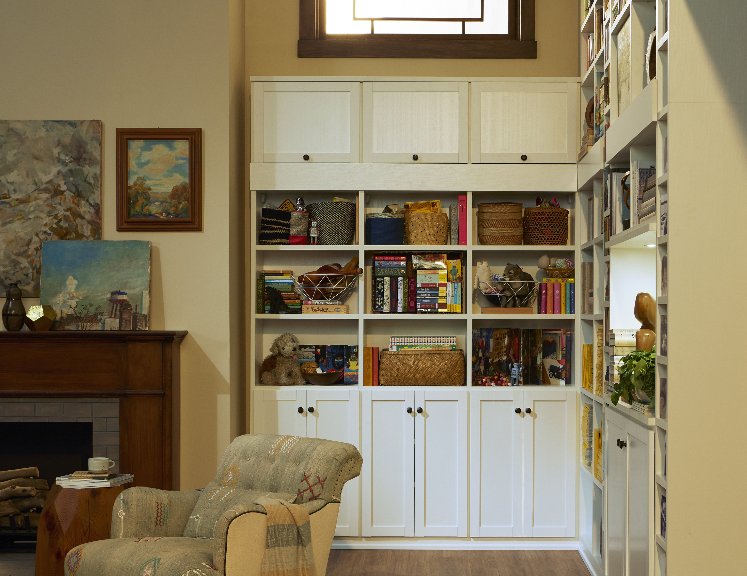 Home Library Custom Bookcases Shelves California Closets