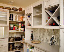 California Closets White Pantry Storage with Shelving Drawers X Design Cubbies and Cabinets with Frosted Glass Doors