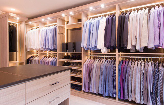 An Executive’s Well-Appointed Walk-In Closet