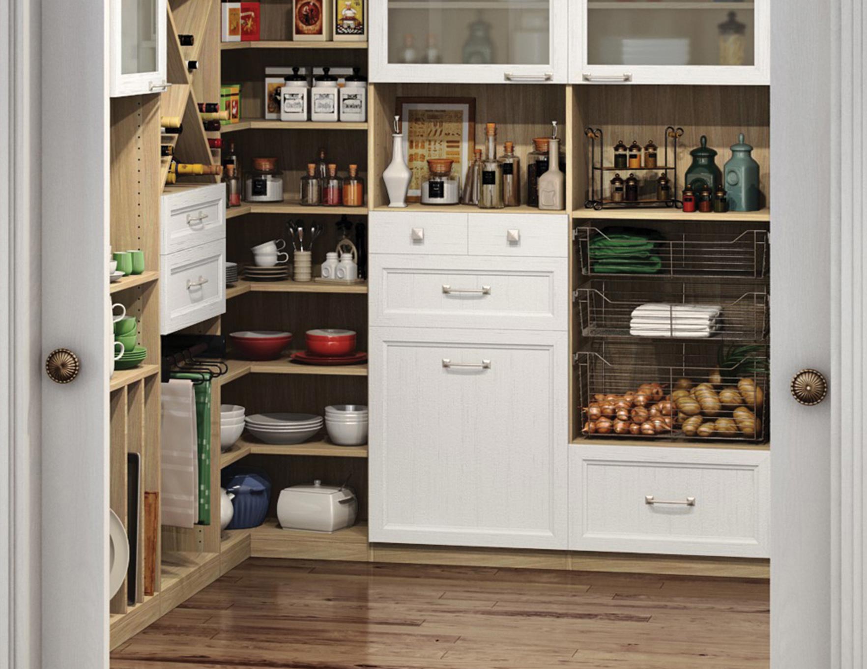 California Closets Detroit - Pantry Accessories Keep You Organized