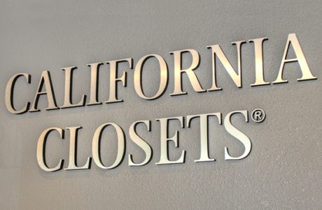 California Closets Logo Display in Showroom