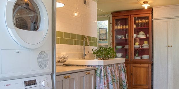 Client Story Laundry Room Redesign with Built Cabinets and Sink