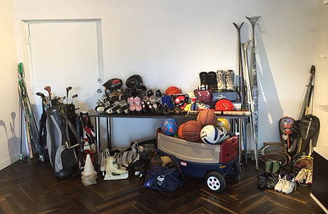 California Closets Before Image of Garage Storage Redesign