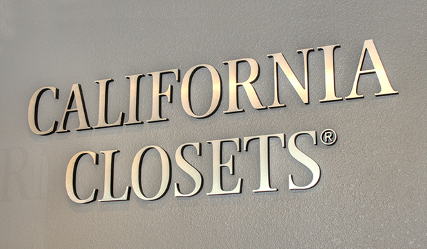 California Closets Logo Display in Showroom