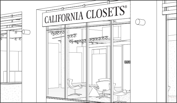 California Closets COMING SOON Showroom Exterior