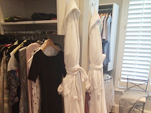 California Closets Chad Pruett Client Story Before Robes and Dresses