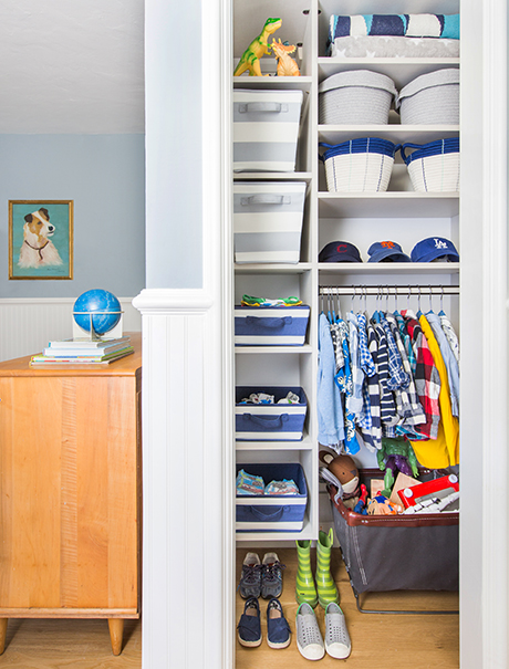 California Closets Emily Henderson Client Story boys closet