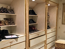 California Closets Michelle Mangini Client Story shoes and drawers