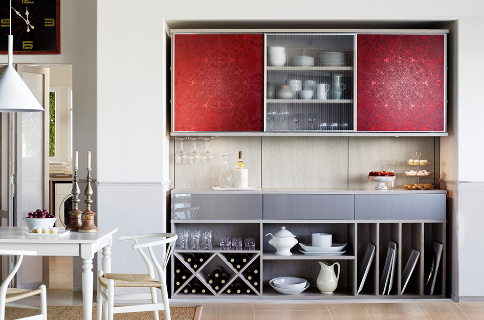 Elegant kitchen cabinetry.