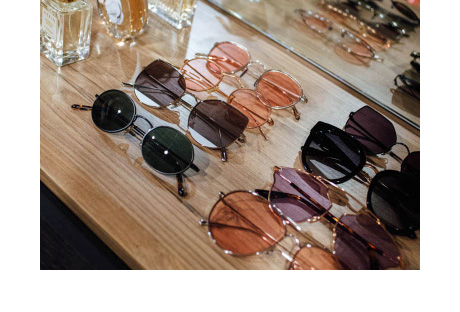 Aimee Song Client Story Sunglasses Organized On Table Top