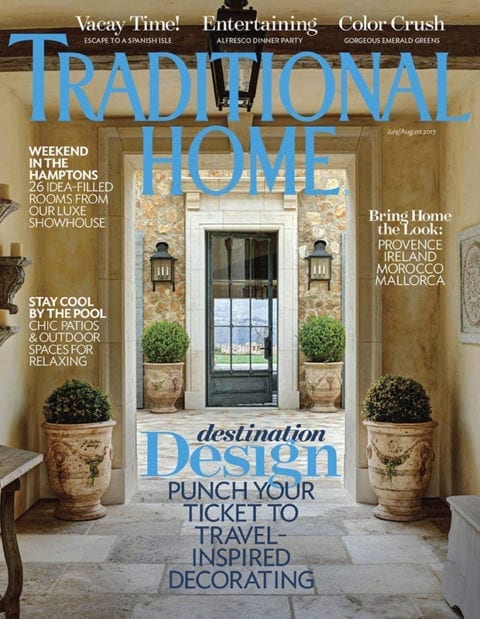 Traditional Home destination design punch your ticket to travel inspired decorating