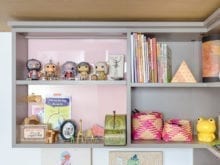 Erin Feher Client Story Dark Gray Storage Shelving For Kids Toys