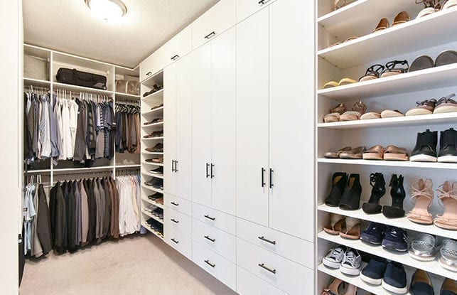 Colton Lefevre Client Story Large Walk in Closet in Classic White Finish