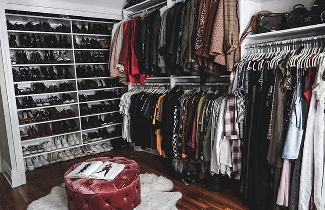 Creating a Wardrobe and Work Space for Fashion Blogger Luanna Perez-Garreaud