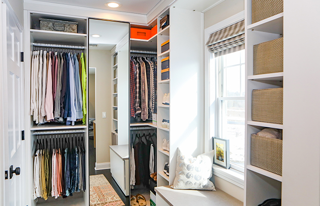 A Contemporary Closet in a Country Escape for Creative Director Adam Glassman