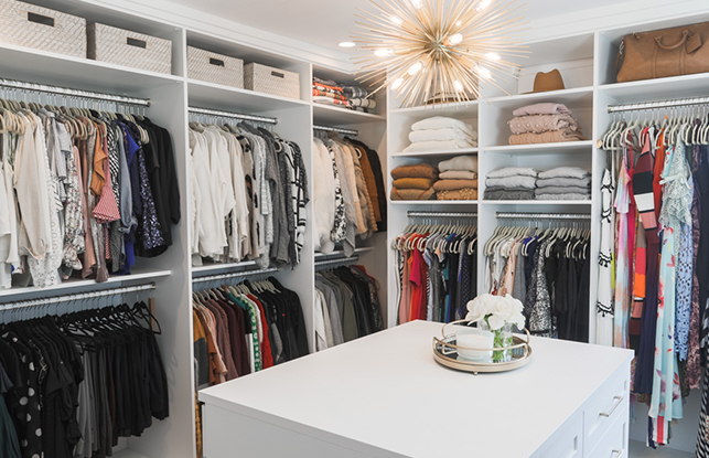 A Closet in Order for Lifestyle Blogger Kristen Lawler