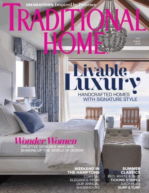 California Closets featured in Traditional Home magazine July 2019
