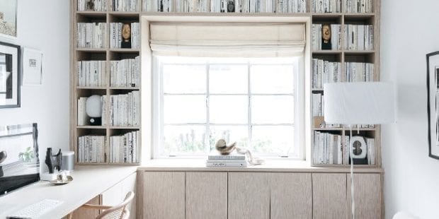 Custom Home Office for Blogger Anne Sage | California Closets