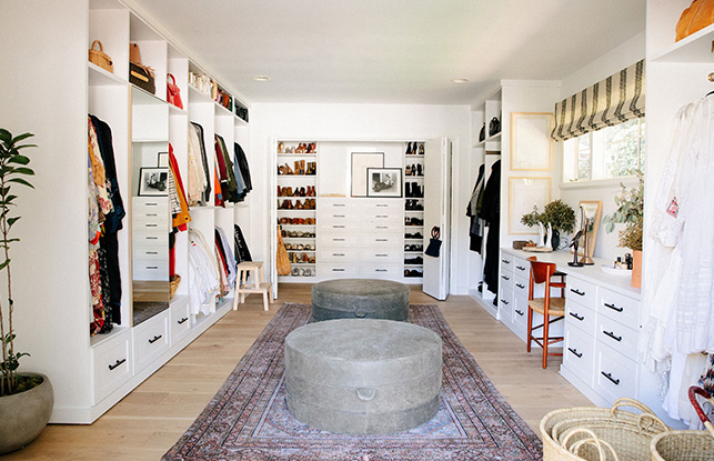An Eclectic, Boutique-Inspired Closet for Fashion Designer Emily Current