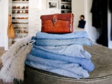 Jeans folded and stacked | California Closets