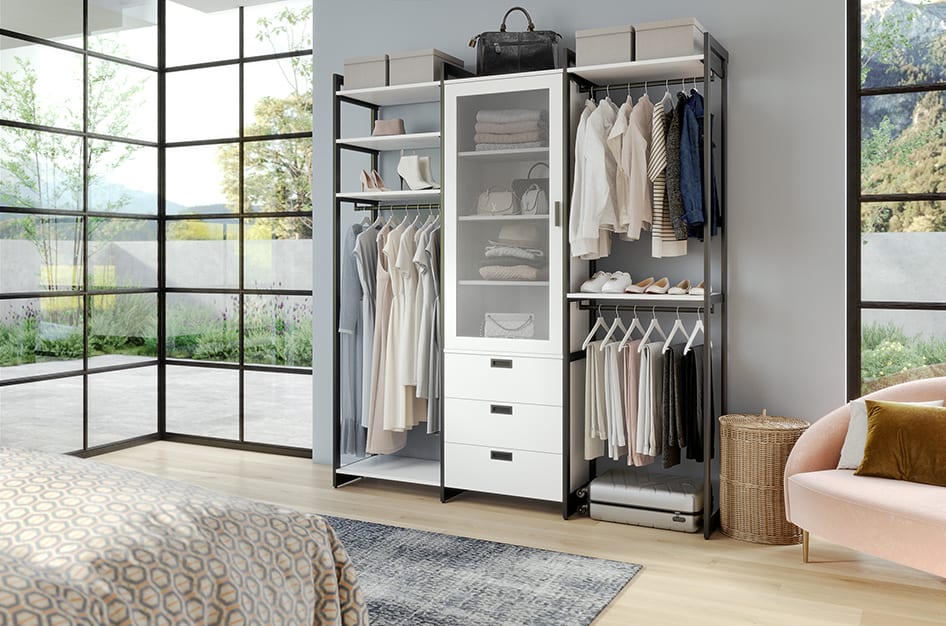 Martha Stewart 4ft Pantry Storage & 3 Bin Cabinet System – California  Closets