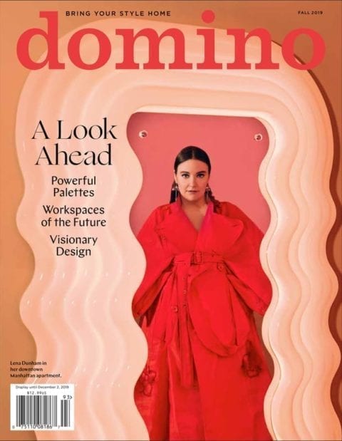 Domino magazine cover October 2019