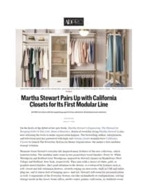 AD Pro February 2020 cover featuring Martha Stewart