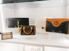 Custom display for handbag collection