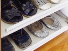 Custom shelfs for shoes | California Closets