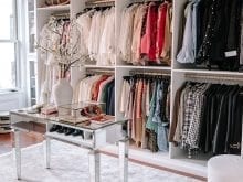 Custom closet with multiple sweaters | California Closets 