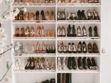Custom shoe rack | California Closets