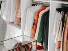Custom closet with glass box | California Closets 