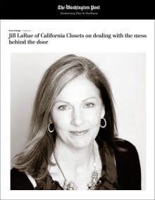 Jill LaRue black and white headshot | California Closets