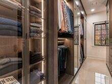 Cabinet with custom lights | California Closets 