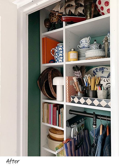 Custom closet with custom shelves | California Closets
