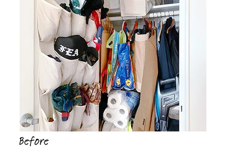 Before image of closet and accessories | California Closets 