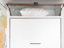 Custom white dresser with custom storage by California Closets