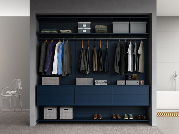How to make a small reach in or walk in closet live larger