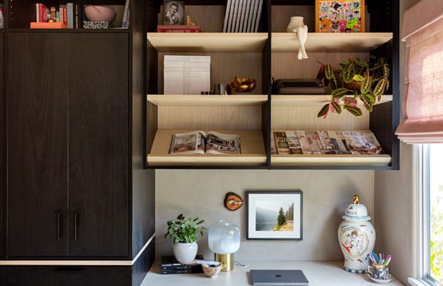 Editor Kelly Lamb’s Clever Home “Cloffice” 