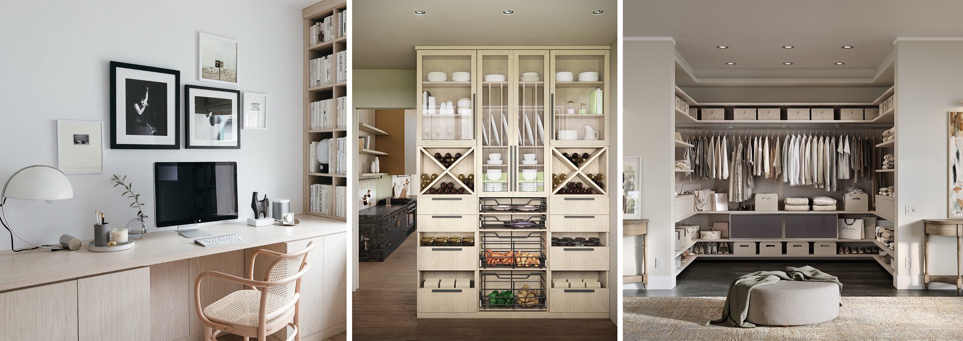 Enjoy the California Closets Savings Promotion Event with up to $2,500 savings for new walk in closet, media center, or kitchen pantry.