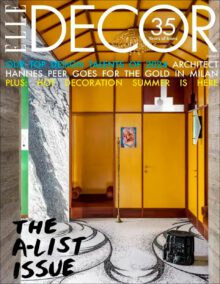 Edición de Verano de Elle Decor sobre el auge del diseño de la sala de medios California Closets